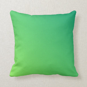 Green Ombre Kissen
