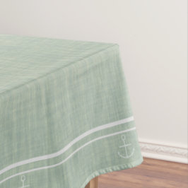 Green Ombre Nautical Anchor Tischdecke