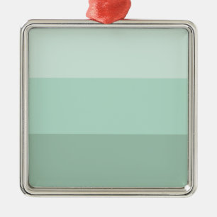 Green Ombre Striping Ornament Aus Metall