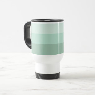 Green Ombre Striping Reisebecher
