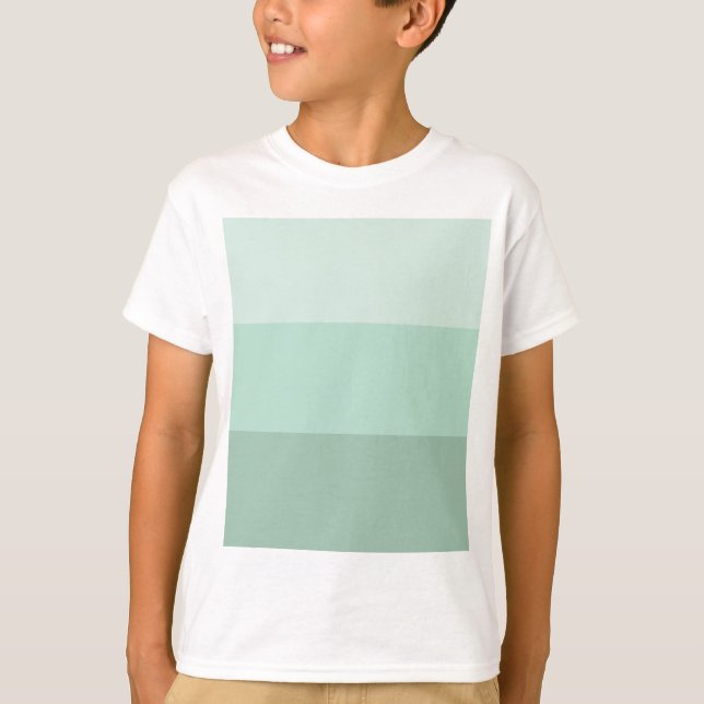 Green Ombre Striping T-Shirt (Vorderseite)
