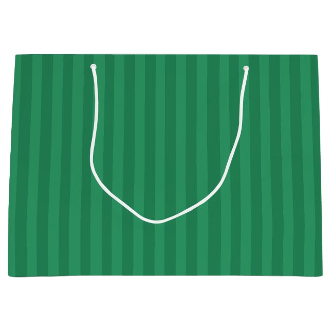 Green on Green Large Gift Bag Große Geschenktüte (Vorderseite)