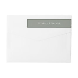 Green on Sage Moderne minimalistische einfache Hoc