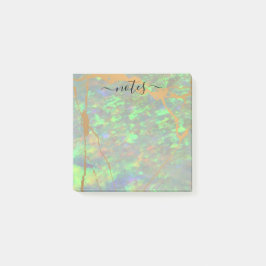 Green Opal Modern Glam Note Pad Post-it Klebezettel
