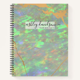 Green Opal Modern Glam Notebook Notizbuch