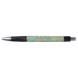 Green Opal   Moderner Glam Promotionstift Kugelschreiber