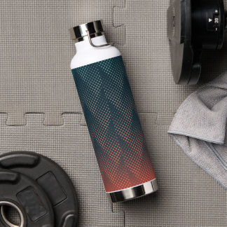 Green & Orange Halftone Thor Kupfer Vakuum 32 oz Trinkflasche