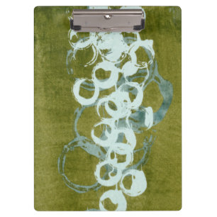 Green Orbs I Klemmbrett