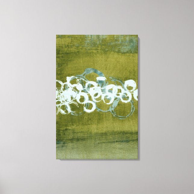 Green Orbs I Leinwanddruck (Vorderseite)