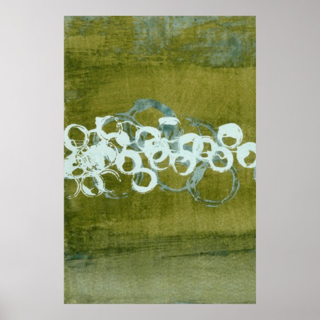 Green Orbs I Poster (Vorne)