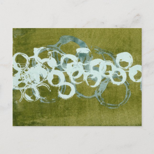 Green Orbs I Postkarte (Vorderseite)