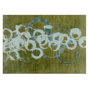 Green Orbs I Schneidebrett