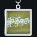 Green Orbs I Versilberte Kette<br><div class="desc">Zuhause Décor</div>