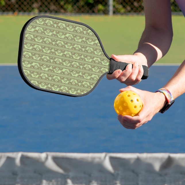 Green Oval Chains Pickleball Schläger (InSitu)