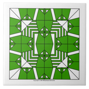 Green Owls Fliese