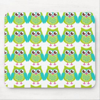Green Owls Gift Mousepad