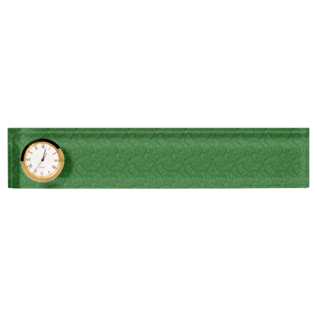 Green Paisley Namensplakette (Vorderseite)