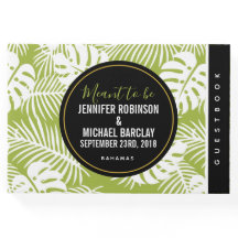 Green Palm Blätter Rainforest Pattern Hochzeit