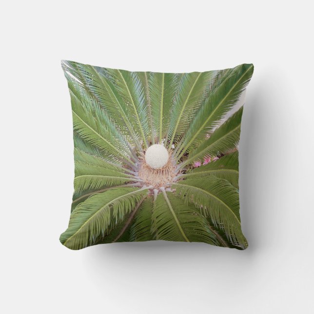 Green Palm Cushion Kissen (Vorderseite)
