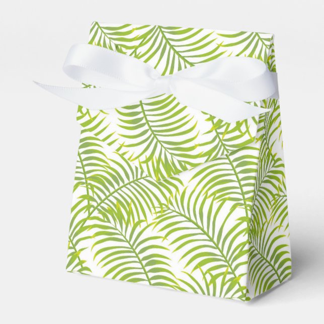 Green Palm Flamingo Geschenkboxen Geschenkschachtel (Vorderseite)