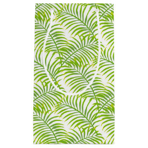 Green Palm Flamingo Gift Bag Kleine Geschenktüte