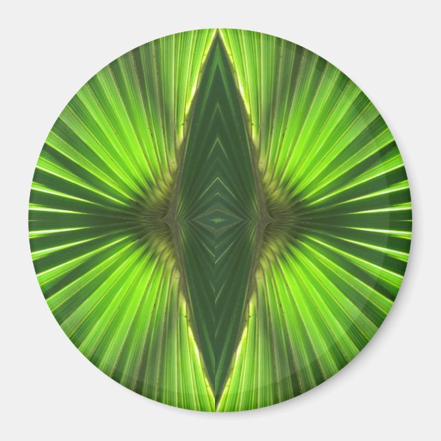Green Palm Frond Magnet (Vorne)