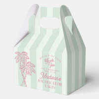 Green Palm Spring Pastel Beach Junggeselinnen-Absc