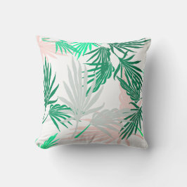 Green Palm Tree Verlasse Nature Throw Kissen Kisse