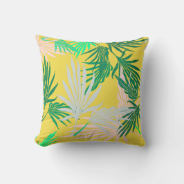 Green Palm Tree Verlasse Nature Throw Kissen Kisse