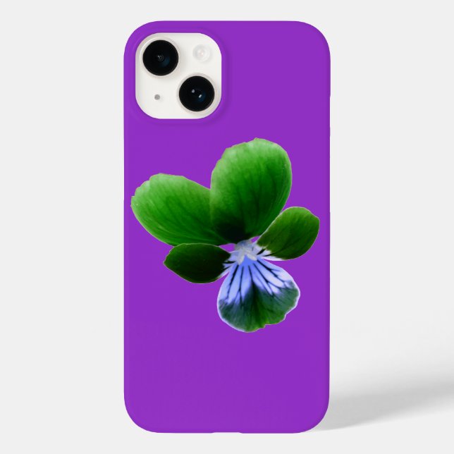 Green Pansy Case-Mate iPhone Hülle (Rückseite)