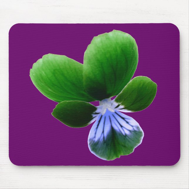 Green Pansy Mousepad (Vorne)