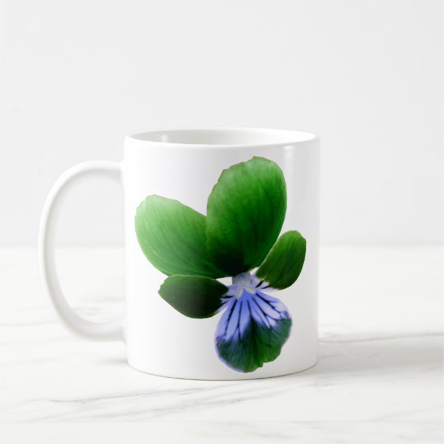 Green Pansy Tasse (Links)