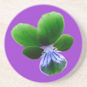 Green Pansy Untersetzer