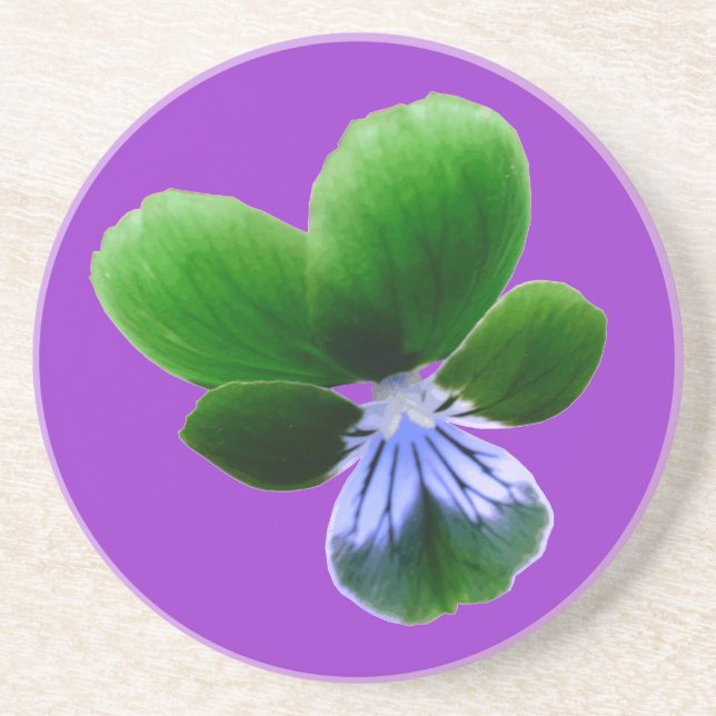 Green Pansy Untersetzer (Vorne)