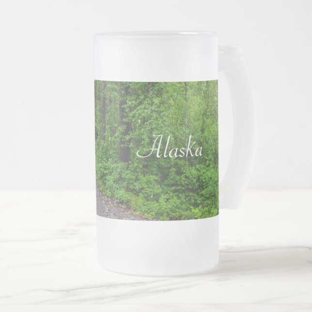 Green Paradise Frosted Mug Mattglas Bierglas (VorderseiteRechts)