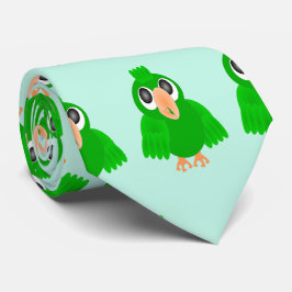 Green Parrot Design Krawatte