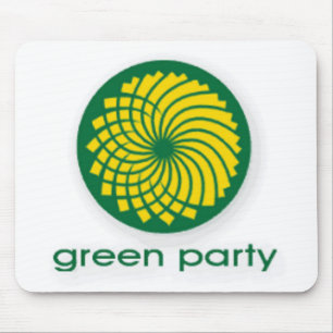 GREEN PARTY MOUSEPAD