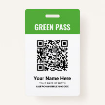 Green Pass-Impfzertifikat PVC bedruckt
