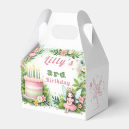 Green Pastel Fairy Birthday - Geschenkschachtel