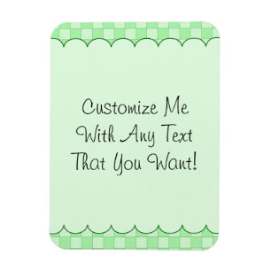 Green Patchwork Muster Magnet