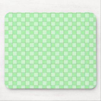 Green Patchwork Muster Mousepad