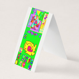 Green pattern card Keine beidseitig bedruckte Meld