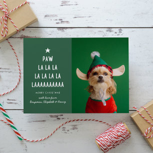 Green Paw La La La Pet Weihnachten