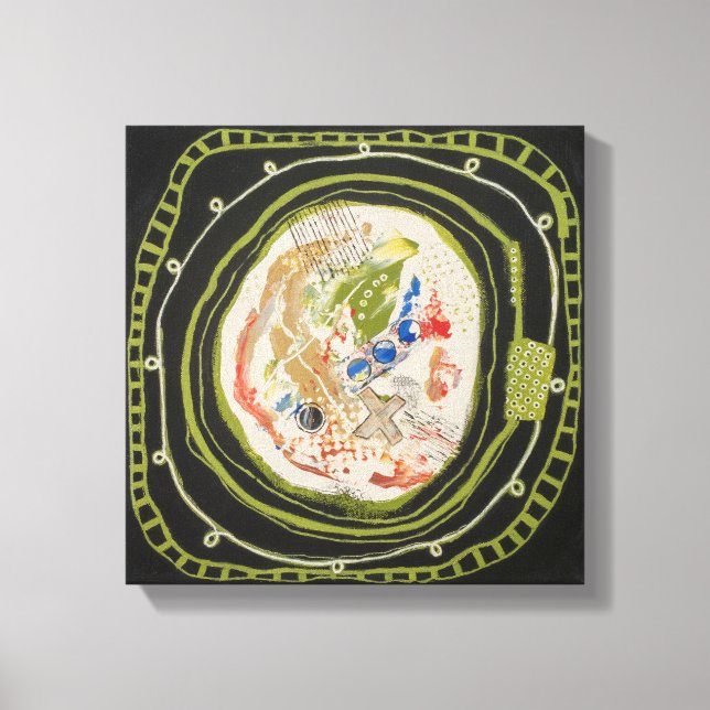 Green Peace 1 Leinwand gepackter Print (Vorderseite)