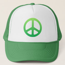Green Peace Sign Truckerkappe