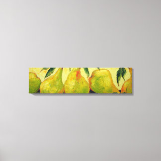 Green Pears Gallery Wrap Canvas Print Leinwanddruck