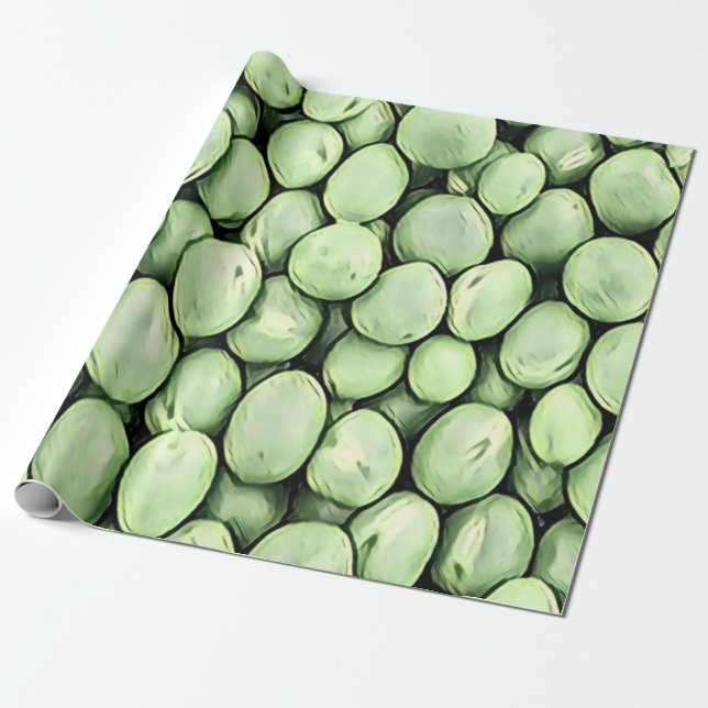 Green Pees Pills Muster Mix Geschenkpapier (Ungerollt)