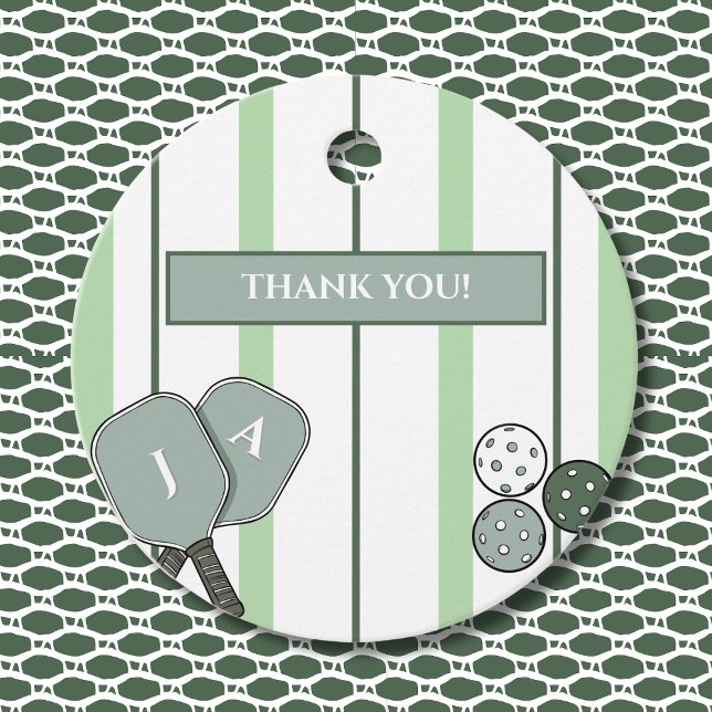 Green Perfect Match Couple Bridal Shower Thank You Geschenkanhänger (Von Creator hochgeladen)