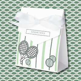 Green Perfect Match Tennis Couples Bridal Shower Geschenkschachtel