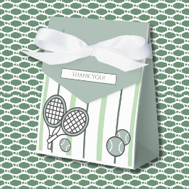 Green Perfect Match Tennis Couples Bridal Shower Geschenkschachtel